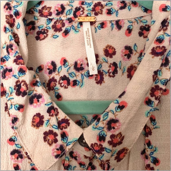 Free People - button up Large Sized Dress - Picture 1 of 3